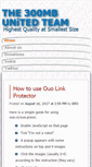 Mobile Screenshot of 300mbunited.com